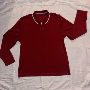 Perry Ellis Deep Red Polo Shirt
